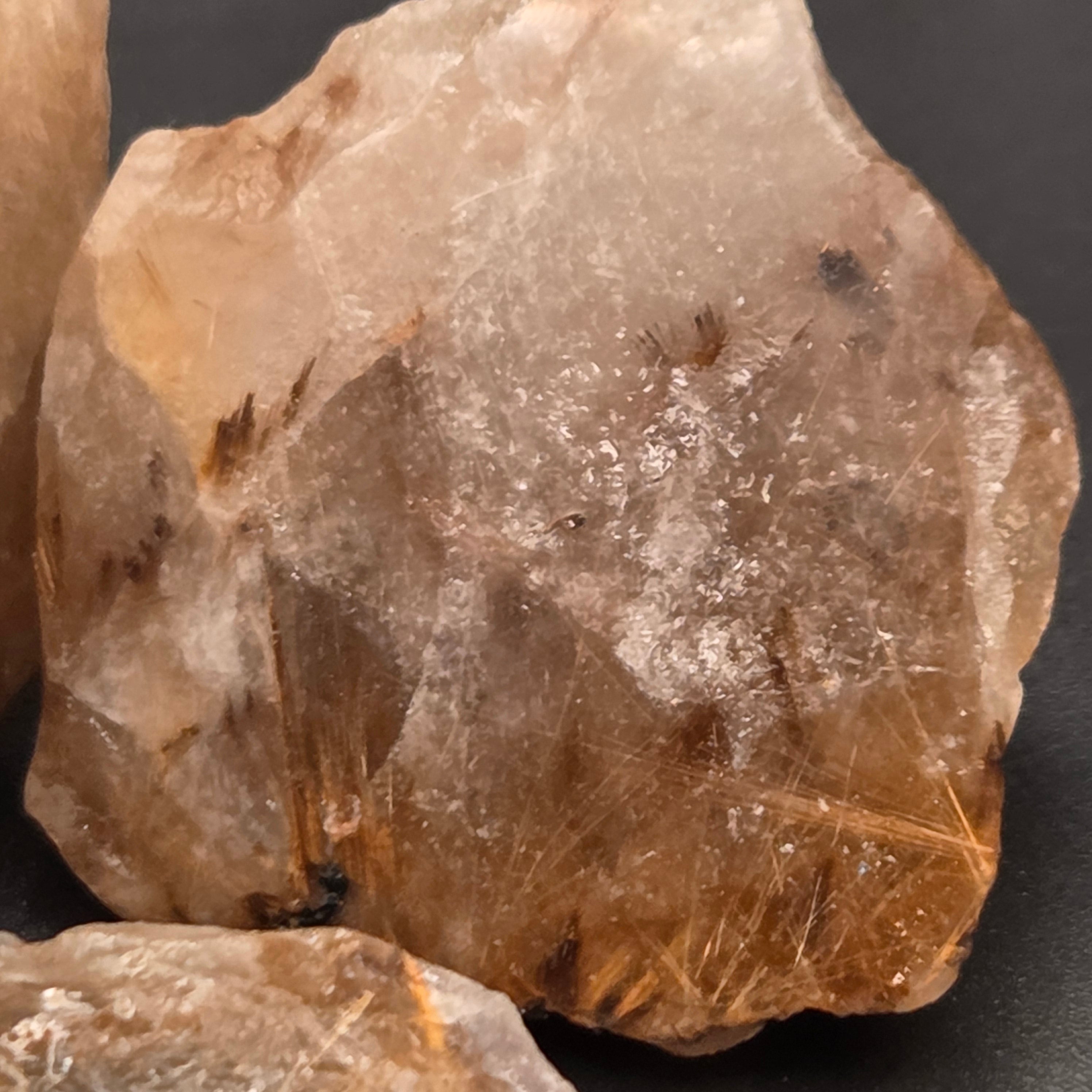 Facet Grade Golden Rutilated Quartz