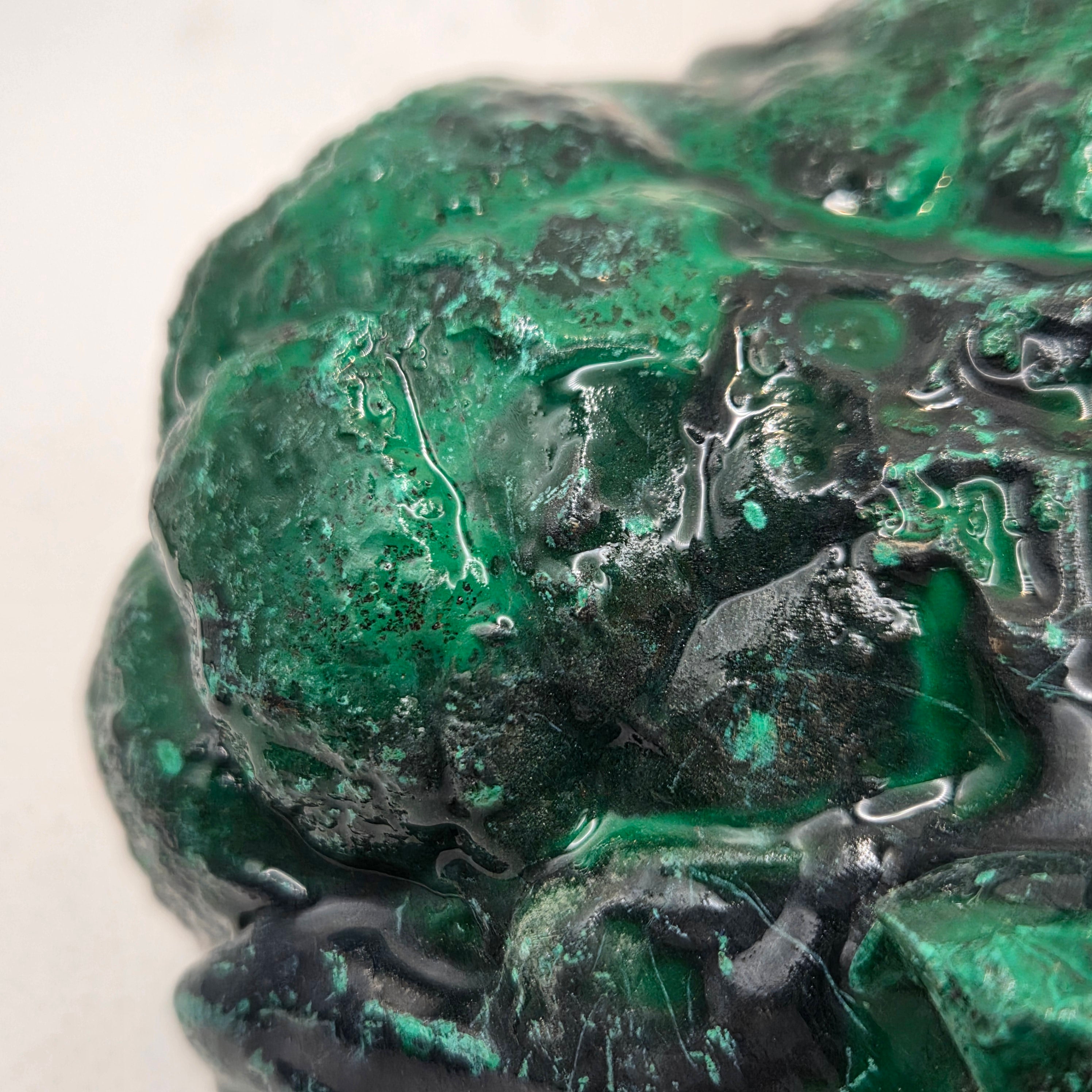 Congolese Malachite Lapidary Rough {Sold by the Pound)
