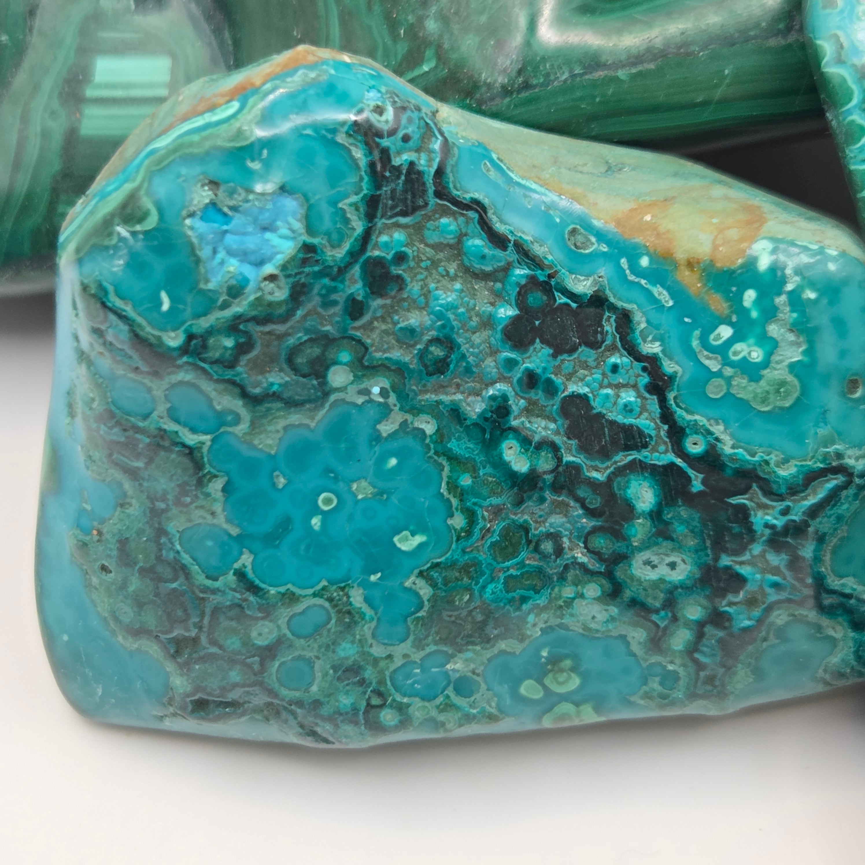Congolese Malachite Polished Pieces (Sold by the Pound)