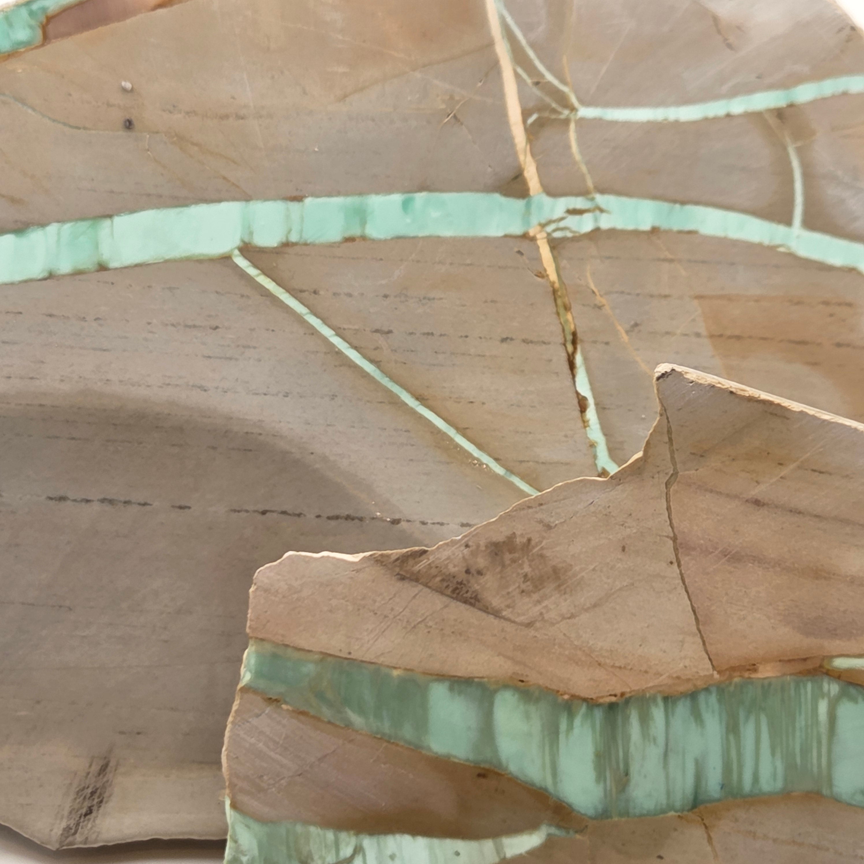 Australian Ribbon Variscite Lapidary Rough (Sold by the pound)