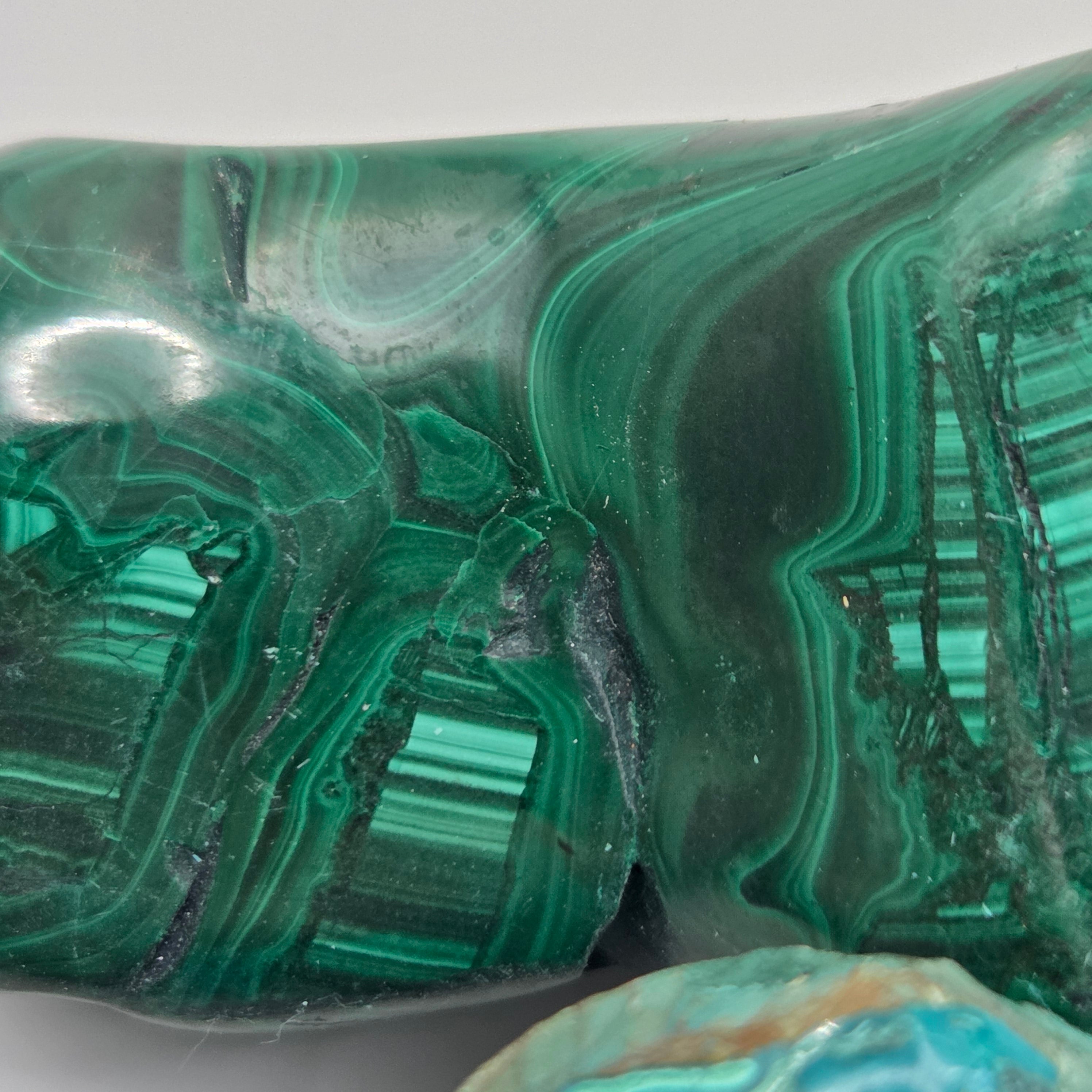 Congolese Malachite Polished Pieces (Sold by the Pound)
