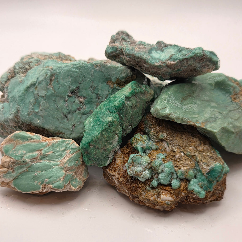 Broken Arrow Variscite (Sold by the gram)