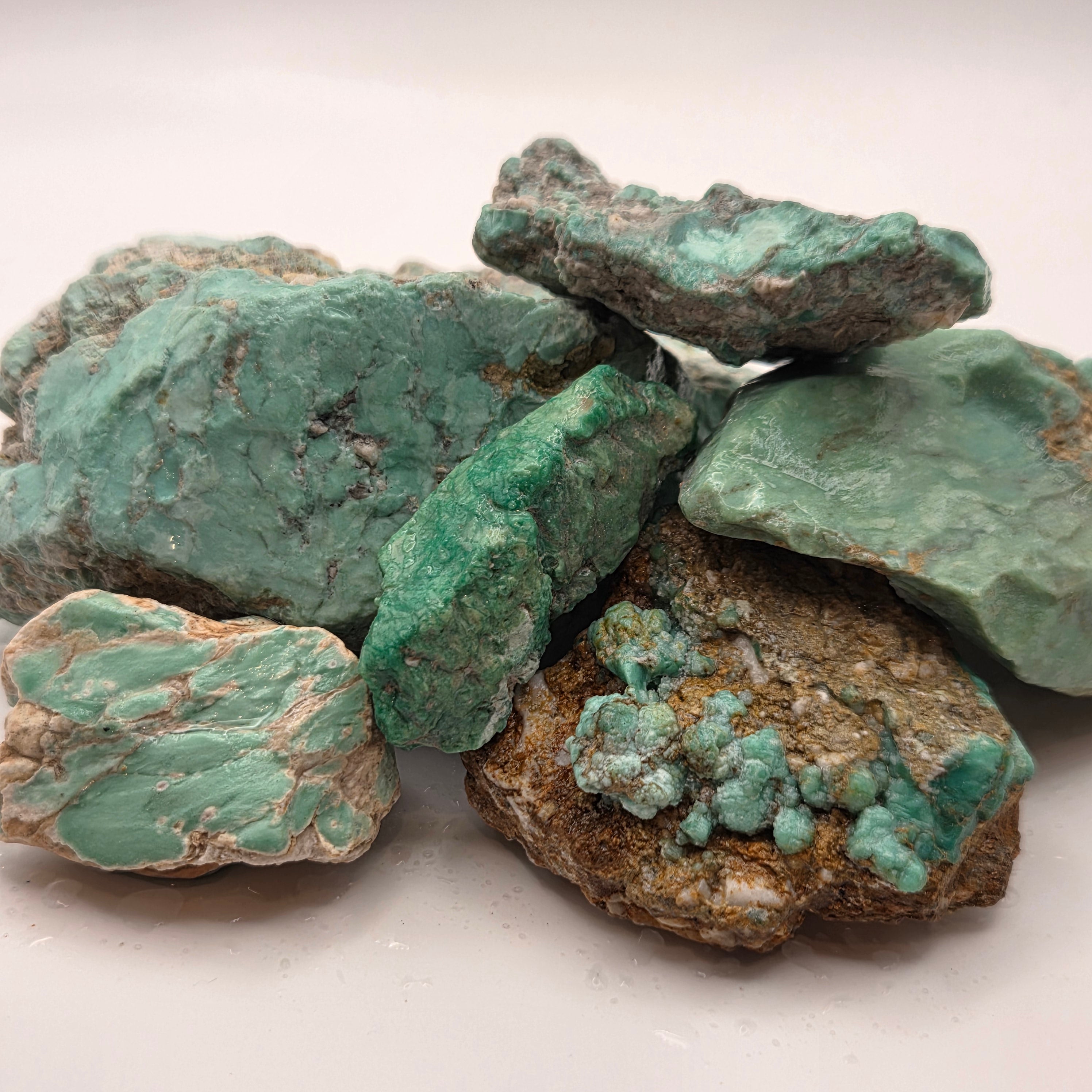 Broken Arrow Variscite (Sold by the gram)